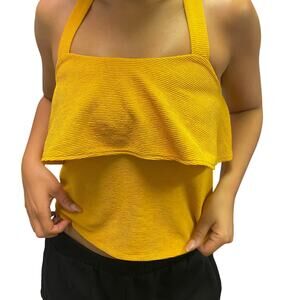 Madewell Yellow Tank Top XXS